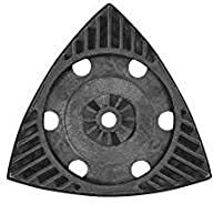 Skil 2610Z08509 Pointe Delta pour ponceuse Delta 7125 7126 avec vis supplémentaire Gris Ø 93 mm