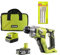 Pacchetto trapano a percussione RYOBI 18V OnePlus RYOBI - 1 batteria LithiumPlus 2,5Ah - Kit 3 scalpelli SDS+ - RAKSPC03