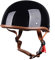 LIONCIANO Jethelm Für Motorräder Jethelm Jet-Helm Roller-Helm Scooter-Helm Moped Mofa-Helm Chopper Retro Vespa Vintage Jethelme Rollerhelm Sturzhelm Chopper Helm(Helles Schwarz)