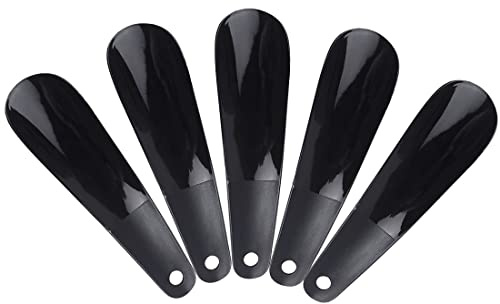 Androxeda 5 Pcs Chausse-Pieds Chausse-Pied en PP Chausse-Pied Plastique élévateur de chaussures Portable Chausse-Pied Portable Pour Le Voyage Pour Toutes Les Tailles De Pieds