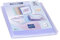 Viquel - Propysoft Dokumentenmappe, DIN A4, 120 Bilder (60 Hüllen) Propysoft Klarsichthüllen transparent glatt violett durchscheinend