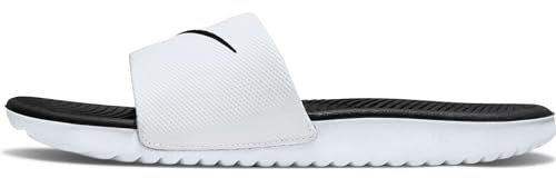 NIKE Kawa Slide GS/PS 819352 Junior Slides (UK 11.5 us 12C EU 29.5, White Black 100)