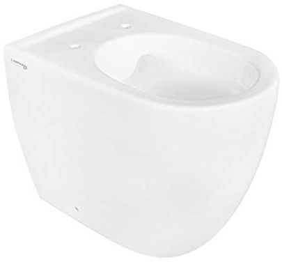 VASO FILO MURO RIMLESS GRETA Scarico universale Bianco Opac