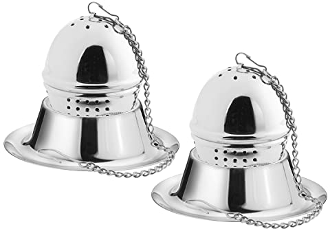 Westmark Tee-Set: 2 Tee-Eier, oval, ø 4 cm + 2 Abtropfschalen, Teatime, Rostfreier Edelstahl, Silber, 153622E7