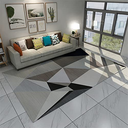 Home Teppich grau Terasse Teppich Auslegware Teppichboden Wohnzimmer Modernes Minimalistisches Helles Luxusschlafzimmer 200x250cm Teppichboden Auslegware carpeto Teppich