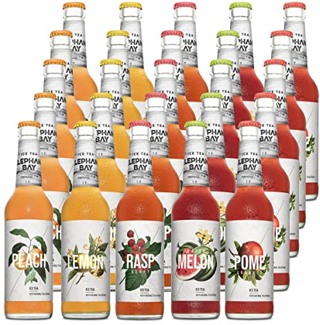 Elephant Bay Probierpaket 25 Flaschen je 0,33l MEHRWEG Pfand ( Peach,Lemon,Rasp,Melon,Pome)