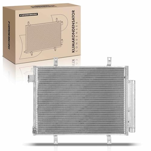 Frankberg Kondensator Klimakondensator Benzin Replace #940747, 9531084M00 | Kompatibel mit Suzuki Celerio LF 1.0L Benzin 2014-2022; mit Trockner