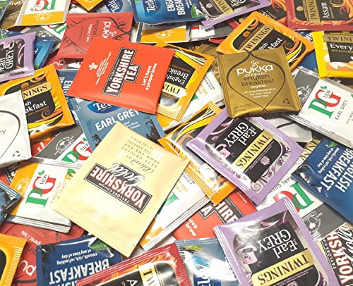 Black Tea Bulk Selection – 100 Enveloped Tea Bags | English Breakfast, Bold Black Teas, Strong Everyday Brews | Recyclable Display Box | UK Packed