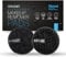 Sinutan® | Maxi Tampons Démaquillants Lavables en Microfibre (DISQUES MICROFIBRE NOIR, SET DA 2)