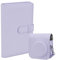 Protective Camera Case PU Leather Bag Cover for Fujifilm Instax Mini 12 Instant Camera with Removable Adjustable Strap, 108 Pockets Photo Album for Instax Mini 12 Camera. (Purple)