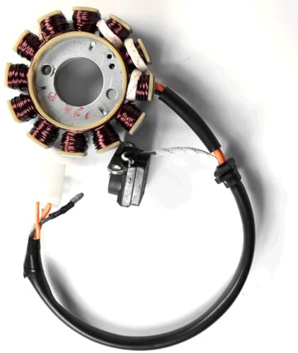 125cc Scooter Stator 152QMI Lexmoto FMR 125 EFI WY125T-74R-E4/FMS 125 ZN125T-7H/FMX 125 EFI WY125T-108-E4/Firenze 125 ZN125T-F/Milano 125 FT125T-27/Tommy 125 E3 ZN125T-E/Valencia 125 ZN125T-K