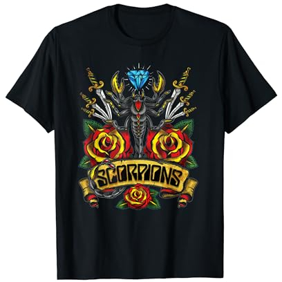Offizielles traditionelles Tattoo Scorpions T-Shirt