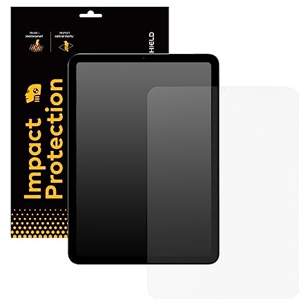 RhinoShield Displayschutzfolie kompatibel mit [iPad Air 4/5-10.9 inch] | Impact Protection - Hammer Geprüfte Impact Protection - Klarer und Kratzfester Displayschutz