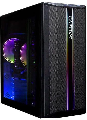 Captiva® R72-090 High End Gaming | AMD Ryzen 5 5500 | Nvidia GeForce® RTX 3060 12 GB 12 | 16 GB RAM DDR4 | 500 GB M.2 | AMD® A520 | senza Windows | Business Desktop Computer, Gamer