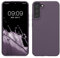 kwmobile Hülle kompatibel mit Samsung Galaxy S22 Plus Hülle - Silikon Handy Case - Handyhülle weiche Oberfläche - kabelloses Laden - Helle Iris