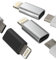 Adaptador Micro USB Lightning (3 Pack) para iPhone 14 13 12 11 Pro Max 7 8 Plus X SE XS XR Para iPad Air Mini Toma Micro USB Hembra Cable para Apple Macho Enchufe Convertidor Cables Jack Accesorios