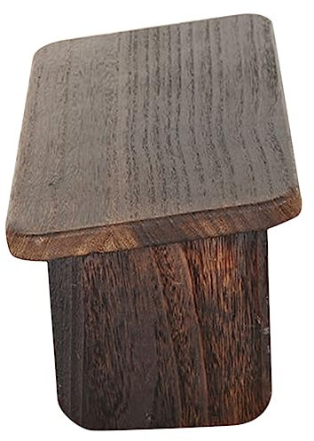 Milisten Nachttischhocker Kniebank Winzige Holzhocker Holzstuhl Fußhocker Haltungshocker Tritthocker Aus Holz Pflanzenständer Aus Holz Yoga-Stuhl Hölzern Haushalt Rutschfester Hocker