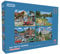Day out with the Family Age 12+ | 4 x 500 Piece Jigsaw Puzzle | Multi-Box Jigsaw Puzzle | Sustainable Puzzle for Adults | Premium 100% Recycled Board | Great Gift for Adults | Gibsons Games