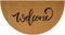 Half Round Welcome Door Mat - Artificial Coir Doormat - Non Slip Doormat - Half Circle Entry Mat for Indoor Outdoor