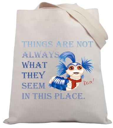 BDPWSS Labyrinth Merchandise The Worm Zitat Geschenk Things Are Not Always What They Seem In This Place, Tragetasche für Freunde, Things They Seem Tg, Medium