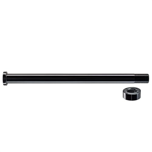 BUNIQ Fahrrad HintenSteckachse,VorderradSteckachse Achse M12 * P1.0 Steckachsen-Spieße for Rennrad-Rahmengabel, 12 mm Steckachsen-Schnellspanner, Wellenrahmen, Radnaben-Achsspieße(180mm 1PC)