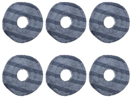 Orchideeknc 6 Pieces Mop Cloths for Robot Vacuum, Compatible with Eufy X10 Pro Omni and X9 Pro, Washable and Reusable Replacement Mopping Pads