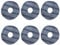 Orchideeknc 6 Pieces Mop Cloths for Robot Vacuum, Compatible with Eufy X10 Pro Omni and X9 Pro, Washable and Reusable Replacement Mopping Pads