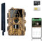 ZYJDGNNY Cámara Fototrampeo 4G App 8K 60MP | Cámara Caza con SIM Envío de Fotos con Aplicación | Cámara Caza Nocturna 940nm IR LED | Tarjeta TF de 32 GB | Tarjeta SIM