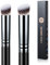 EIGSHOW Pinceau Anti Cerne Correcteur Sous Les Yeux Pinceaux Maquillages Pour Produits Liquides Et Crèmes Set Noir (E872&E873)
