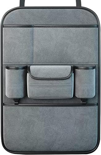 Autositz Organizer für Subaru Outback 2021-2023, Autositz Organizer Rücksitz Organizer mit Aufbewahrungstasche mit großer Kapazität Taschen,Grey/A