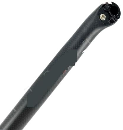 HYUIAEOC Sattelstütze Faltrad Carbon Sattelstütze Offset Glänzend Matt Schwarz Fahrrad Sattelstütze Rohr(Offset-5 Matte)