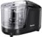 Mini Food Chopper – Small Electric Food Processor, 750ml Compact Vegetable Blender, Removable bowl, lid & blade, Simple one-button operation, 100W (Black)