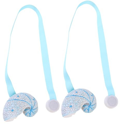 GOOHOCHY 2stücke Magnetische Vorhangverschlüsse Gardinenbänder Im Meeresstil Gardinen-Raffhalter Haushaltswaren Für Zuhause Geschäft Hotel