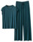 Completi Da Donna 2 Pezzi Leggera Elegante Coordinato Tute Da Ginnastica Larghi Taglie Forti Estivo T Shirt E Pantaloni Palestra Curvy Set Due Pezzi Maniche Corte Jogging Traspirante Tuta Da Casa