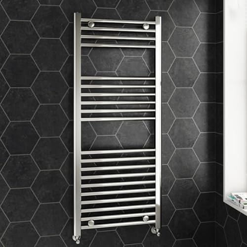 ARKO Towel rail radiator, Heated towel rails, Modern Central Heating Bathroom Towel Radiator, wall mounted (Chrome, 600x1200mm)