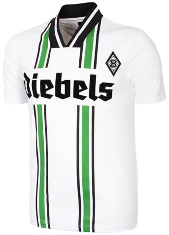 COPA - Retro Fußballtrikot Herren - Borussia Monchengladbach 1996/97-100% recyceltes Polyester
