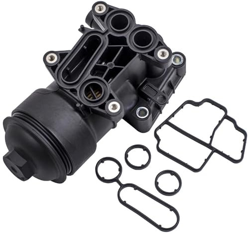 03L115389C Ölfiltergehäuse Ölkühler Ölfilter Filterkappe Dichtung Ersatz für A1 A3 A4 A5 A6 Q3 Q5 TT 1.6 2.0 TDI Golf VI 5K1 517 Passat 362 3C2 Fabia II 542 545 03L115389B 03L115389G 03L115389H