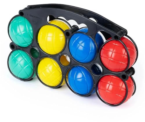 AllStyle By Patel HILLINGTON 8 Plastic Boules Set – French Pétanque Bowls Outdoor Garden Game, Lawn Party Fun for Kids & Adults