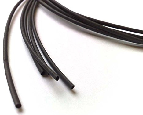 Phoxinus Heat Shrink Tube. Transparent or Black. In various lengths and diameters