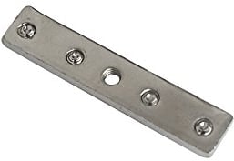 Victoria M. Stangenverbinder für Vorhangstangen & -schienen, Stabiler Schienenverbinder aus legiertem Aluminium, inkl. Schrauben
