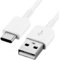 Little Boutik Cable USB- Type C Chargeur Blanc pour Samsung Galaxy A8 / S9 / S9Plus Blanc
