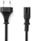 Nedis Cable de alimentacion Conec tor Europeo - IEC-320-C7, 1.0 m, negro