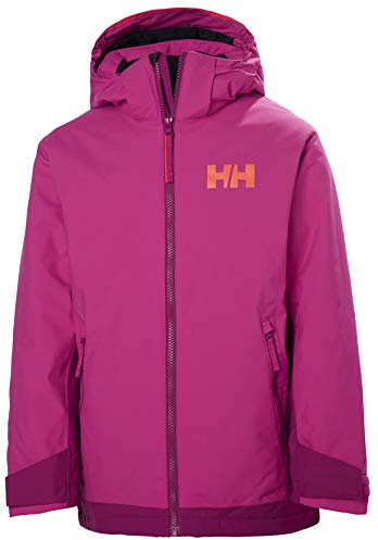 Helly Hansen Barns Jr Hillside isolerad skidjacka Dragon Fruit 16 Years