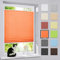 bobodeco Plissee ohne Bohren Klemmfix Faltrollo Jalousie Orange 90x130cm (BxH), Plisseerollo Sichtschutz und Sonnenschutz Blickdicht Easyfix lichtdurchlässig Rollo für Fenster & Tür