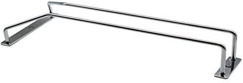 Abcsea 35 cm Eisen Chrom Weinglashalter, weinglashalter regal hängend, weinglashalter umhängen 1 Stück (1 Reihe)