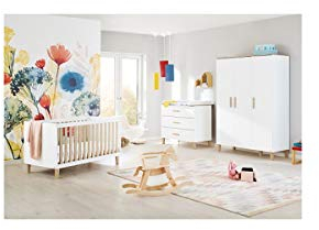 Pinolino 100032BG Kinderzimmer 'Lumi' breit groß, weiß