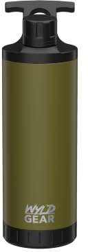 Wyld Gear Mag Bottle 18 oz (532 ml), OD Green - Inklusive Magna Lid/Cap (magnetischer Verschluss & Kappe) | Thermosflasche | BPA-frei