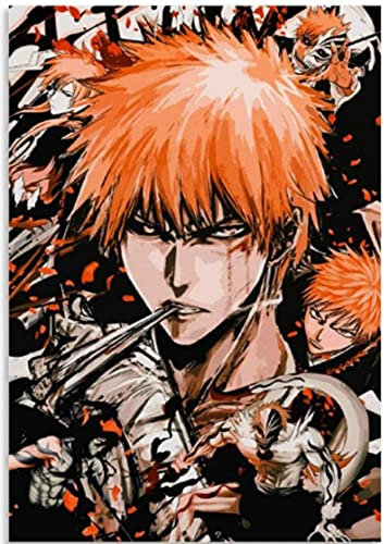 RUIYANMQ Puzzle 1000 Stück Anime Kurosaki Poster Holz Kinderspielzeug Dekompression Spiel Zy798Tm
