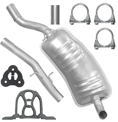 Ferroz Endschalldämpfer Auspuff Endtopf für BMW 3 318 D 320 D E46 2.0 TD