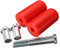 Frame Sliders,10 mm Universal Motorrad Sturzpads Anti Crash Protector Klebestift für Honda Suzuki Motorräder Ersatzteile (Rot)